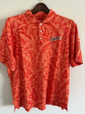 Men's Tommy Bahama Padres Tropical Polo Shirt Large
